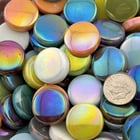 Sweetie Penny Rounds Iridized Mix Glass Tile