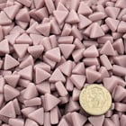 Sweetie Triangles STR68 Pale Mauve - Glass Tile