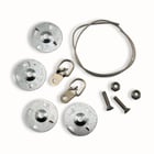 1/2 inch Wedi washer hanging kit for mosaic substrate mounting with D-rings, washers and screws