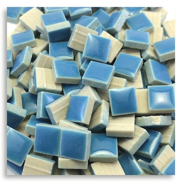 403-B Dark Turquiose, Tiny Tile, Micro mosaic, tiny ceramic tile, High fired Porcelain, Mini tile, Micro collection