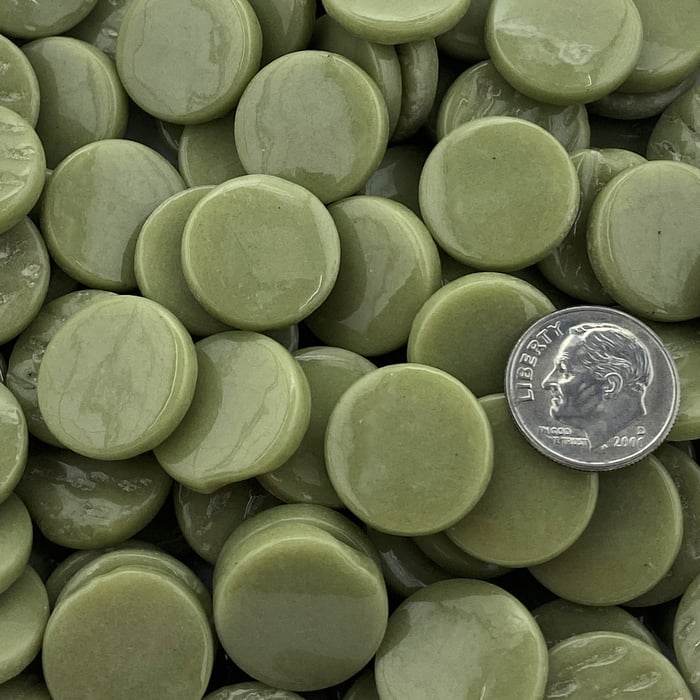 Kismet 18mm Penny Rounds ~ KPR44 Irish Moss