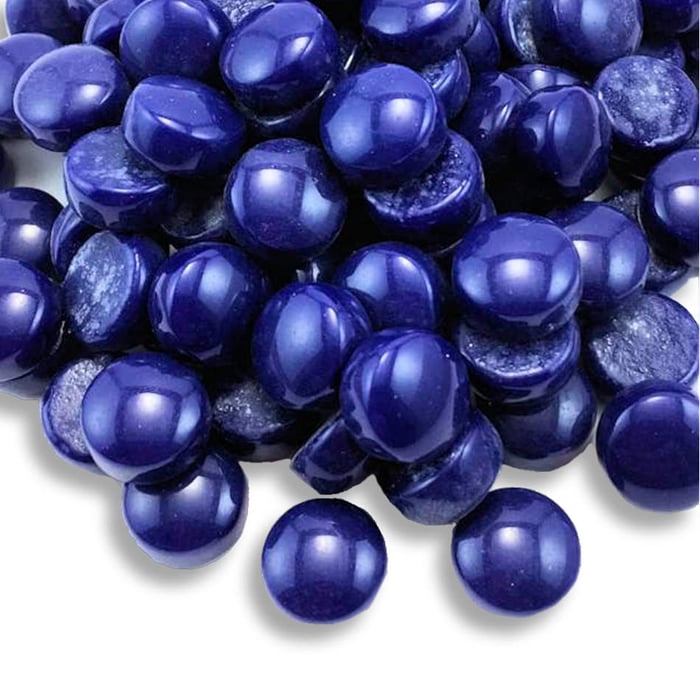 Polka Dot tile, PD05 Cobalt, mosaic, tile, glass, recycled, glass, tile, mosaic, craft, 15mm, 1/2"
