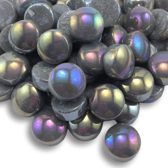 Polka Dot tile, PDL58 - Iridized Grey