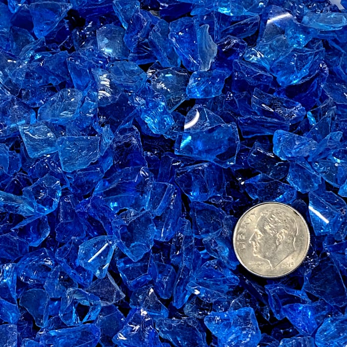 Glass Chips - Sea Blue