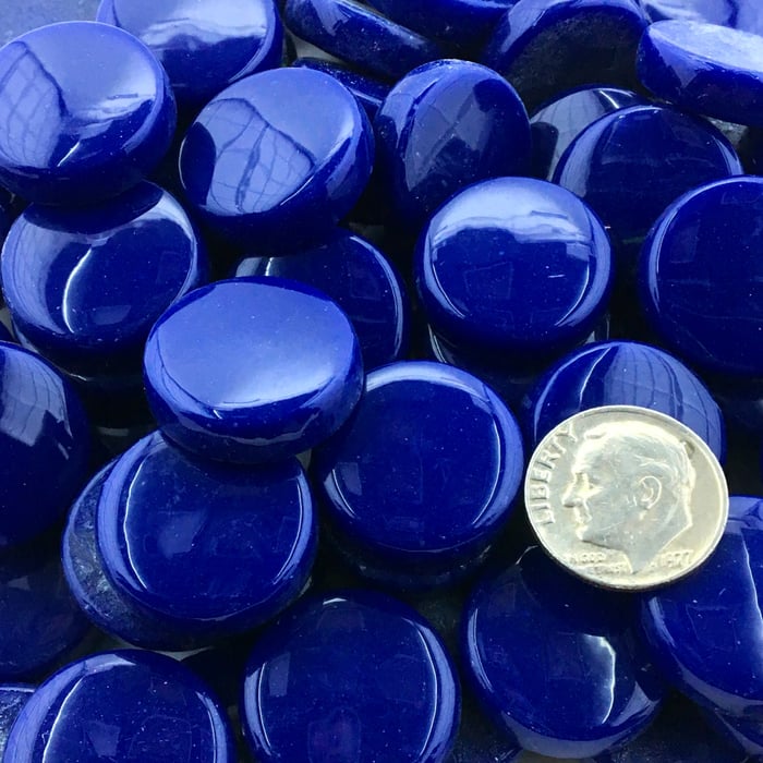 Sweetie Penny Rounds SR05-Cobalt Glass Mosaic