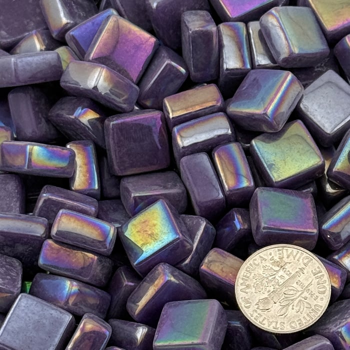 Sweetie Gloss SL63 Iridized Purple - Iridized Glass Tile