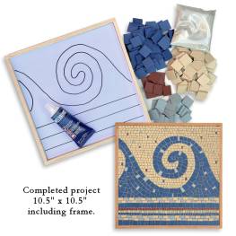 Make it Mosaic Kit - Blue Wave
