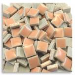 241 Apricot,  Tiny Tile, Micro mosaic, tiny ceramic tile, High fired Porcelain, Mini tile, Micro collection