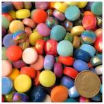 glass polka dot, glass gems, Mixed glass gem, glass dots, mosaic gems, mosaic tile