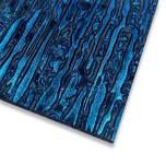 Rain Turquoise Sparkle Van Gogh - Mini Glass Sheet 3" x 4" 