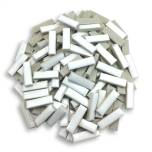 mosaic rectangles, certamic, high fired porcelain, tiny rectangles,  RC-1 White